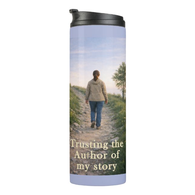 Trusting the Author Thermal Tumbler (Rotated Right)