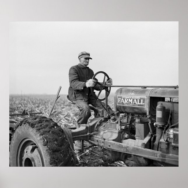 Trusty Old Tractor, 1930s Poster (Front)