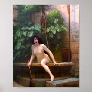Truth Coming Out of Her Well - Jean-Leon Gerome Poster