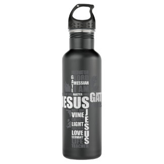 Truth Cross God Jesus Religious Christian Men Wome 710 Ml Water Bottle