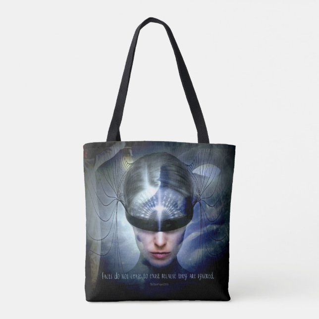 Truth does not cease to exist Tote Bag (Back)