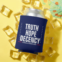 Truth Hope Decency | Harris Walz Blue
