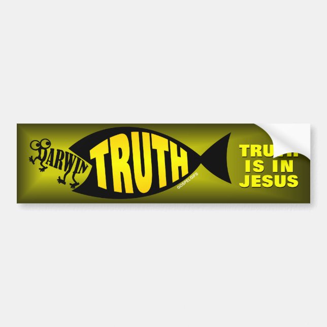 Truth is in Jesus Bumper Sticker (Front)
