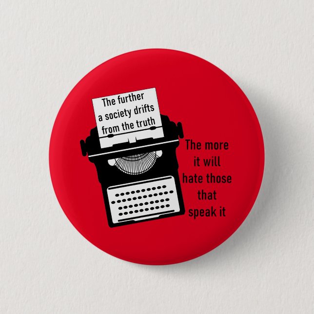 Truth Matters  6 Cm Round Badge (Front)