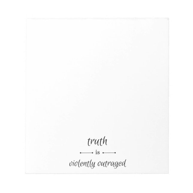 Truth or lie? notepad (Front)