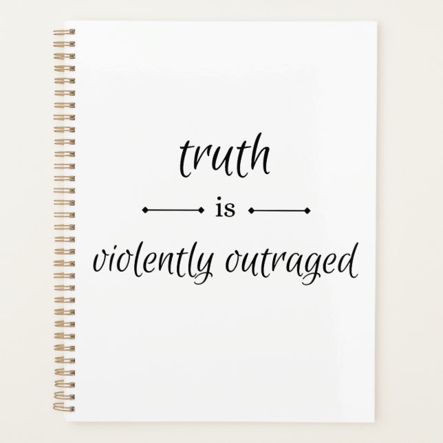 Truth or lie? planner (Front)