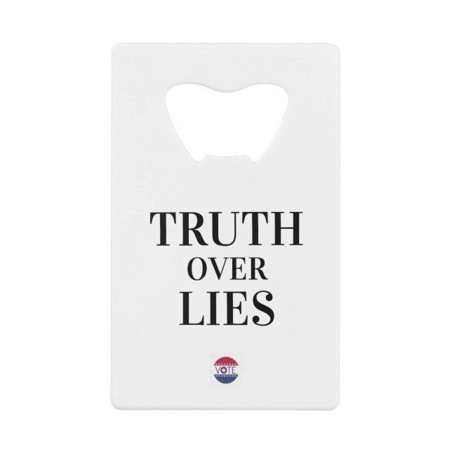 TRUTH OVER LIES (Front)