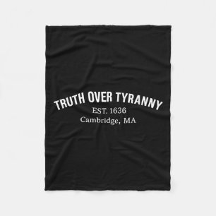 Truth Over Tyranny Patriotic Fleece Blanket