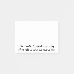 Truth Remains Post-it Notes
