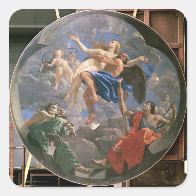 Truth Stolen Away by Time Beyond the Reach of Envy Square Sticker (Front)