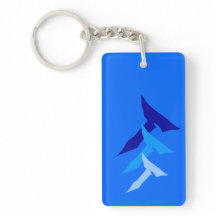 truth transcends blue keychain
