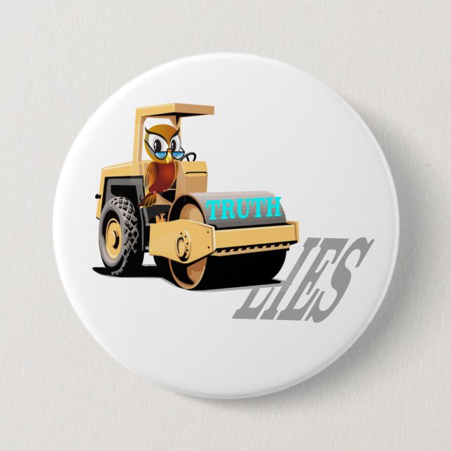 Truth vs. Lies 7.5 Cm Round Badge (Front)