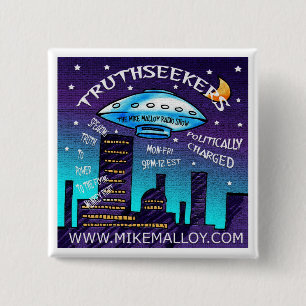 TRUTHSEEKERS 15 CM SQUARE BADGE