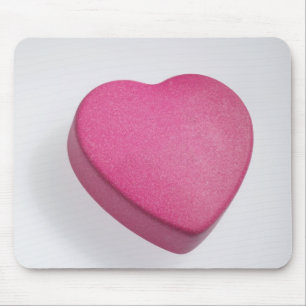 Try again heart candy mouse mat