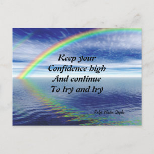 Try and try postcard