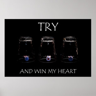 Try and win my heart poster