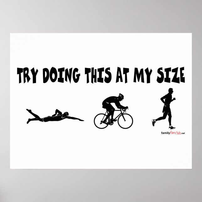Try Doing This at My Size Poster (Front)