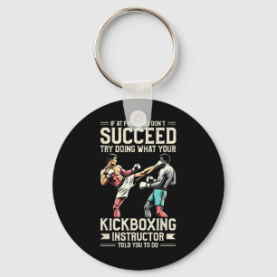 Try Doing What Your Kickboxing Instructor Told You Key Ring