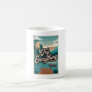 Try everything coffee mug