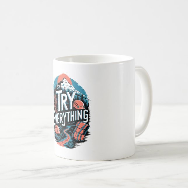 Try everything coffee mug (Front Right)