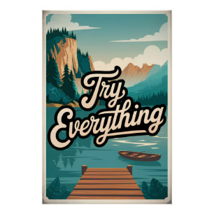 Try everything poster