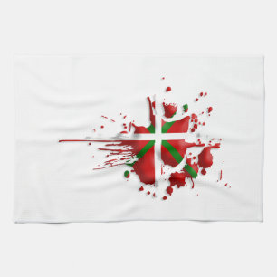 try flag Euskadi Basque Tea Towel