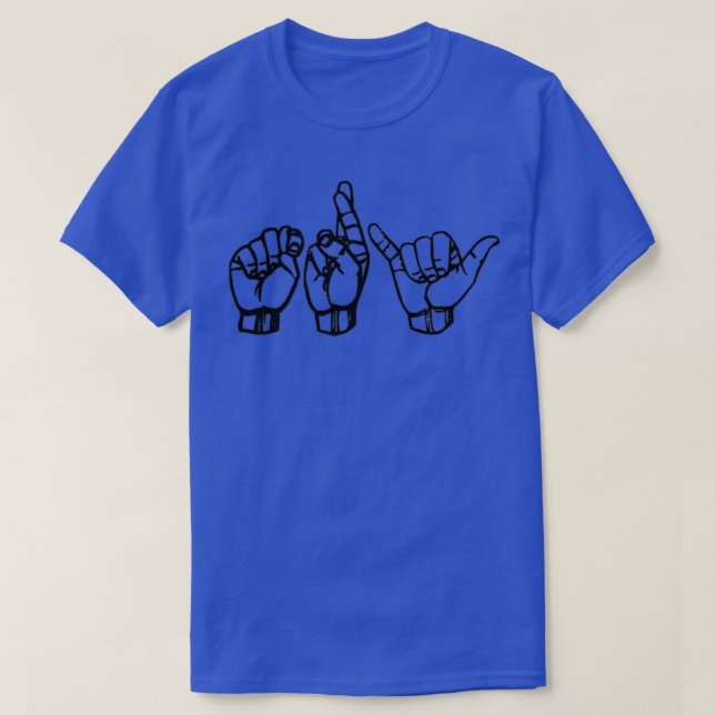 Try in ASL T-Shirt (Design Front)