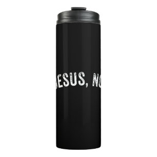 Try Jesus Not Me Shirt Men Women Funny Christian G Thermal Tumbler
