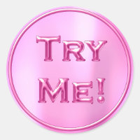 Try Me Candy Fuchsia Pink Tester Sample Container