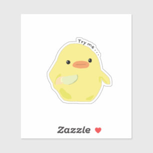 Try me , peace was never a option Duck meme