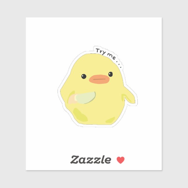 Try me , peace was never a option Duck meme (Sheet)