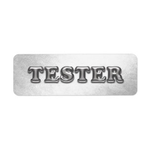 Try Me Silver Grey 3D Tester Sample Contaners