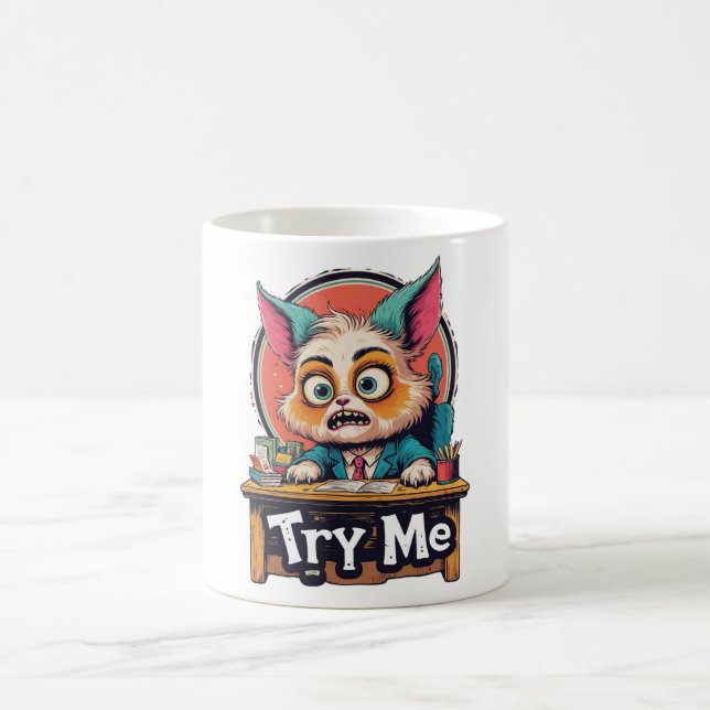 Try Me Tshirt  Coffee Mug (Center)