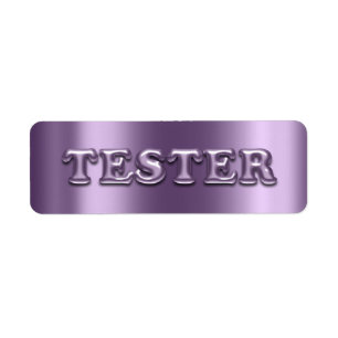 Try Me Violet Purple 3D Tester Sample Contaners
