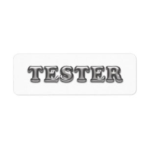 Try Me White Grey 3D Tester Sample Contaners