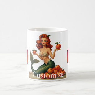 Try My Peaches Mermaid Thunder_Cove Coffee Mug