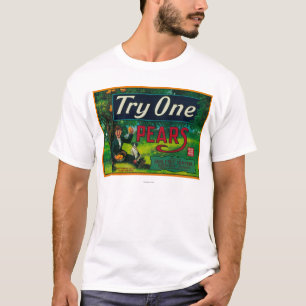 Try One Pear Crate Label T-Shirt