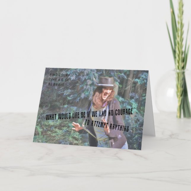 TRY TENACITY Greeting Card (Front)