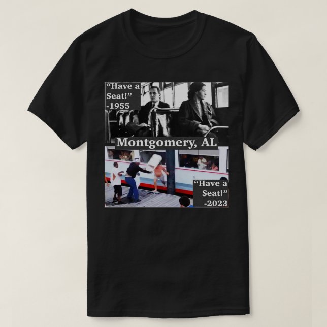 Try That In A Small Town Bloody Saturday Montgomer T-Shirt (Design Front)