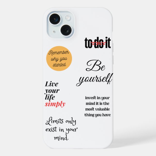 try to do it  iPhone case (Back)