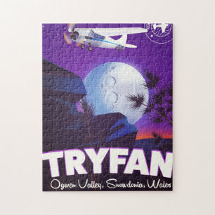 Tryfan,Ogwen Valley, Snowdonia, Wales Jigsaw Puzzle