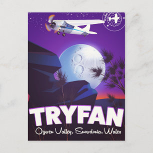 Tryfan,Ogwen Valley, Snowdonia, Wales Postcard