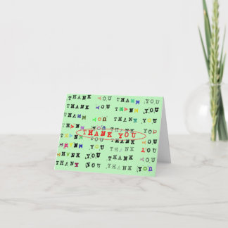 Trying Hard to Thank You Card