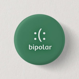 Trying to raise awareness for Bipolar Disorder. 3 Cm Round Badge