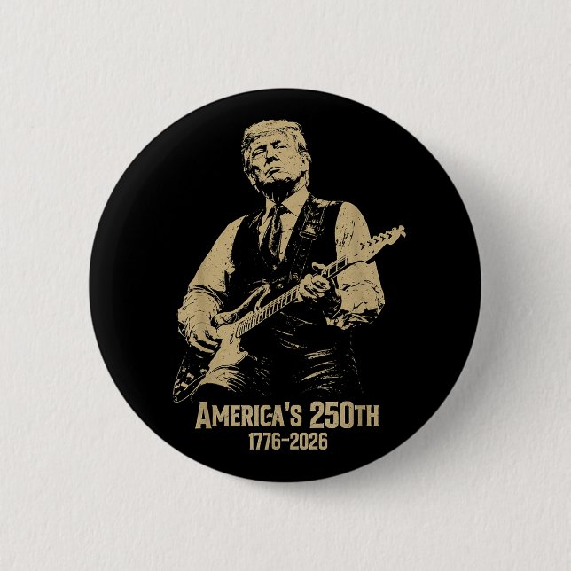 Trymp 4th Of July 6 Cm Round Badge (Front)