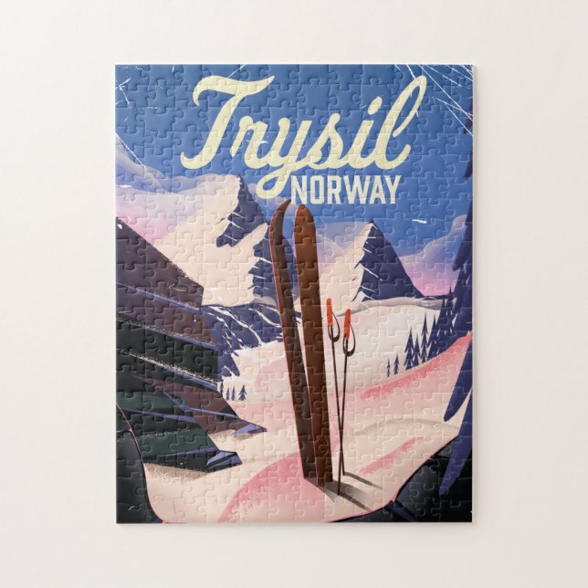Trysil Norway ski Jigsaw Puzzle (Vertical)