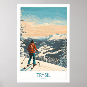 Trysil Ski Wall Art Ski Poster 1