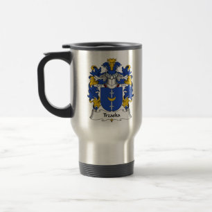 Trzaska Family Crest Travel Mug