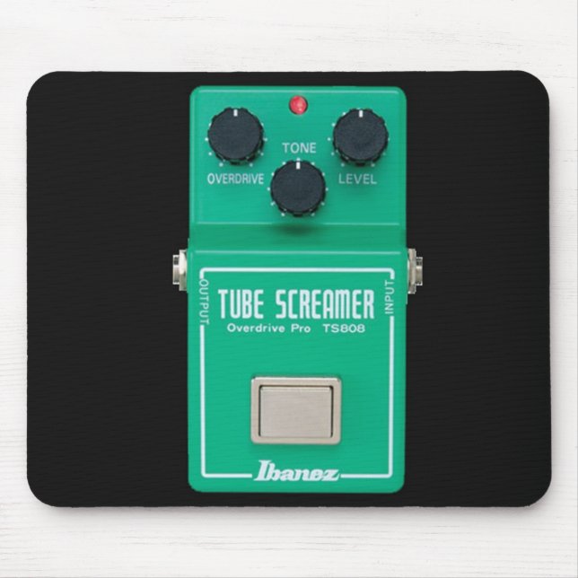 TS 808 Tube Screamer Guitar Pedal Mouse Mat (Front)