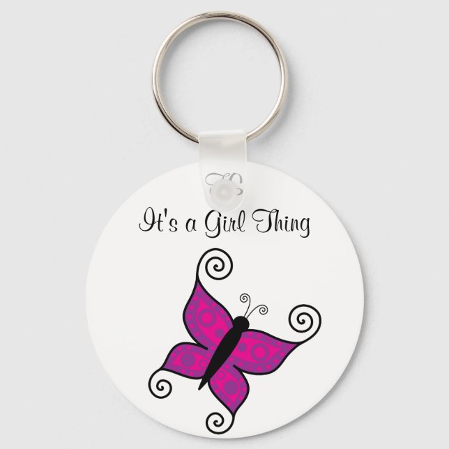 TS- It's a Girl Thing Keychain (Front)